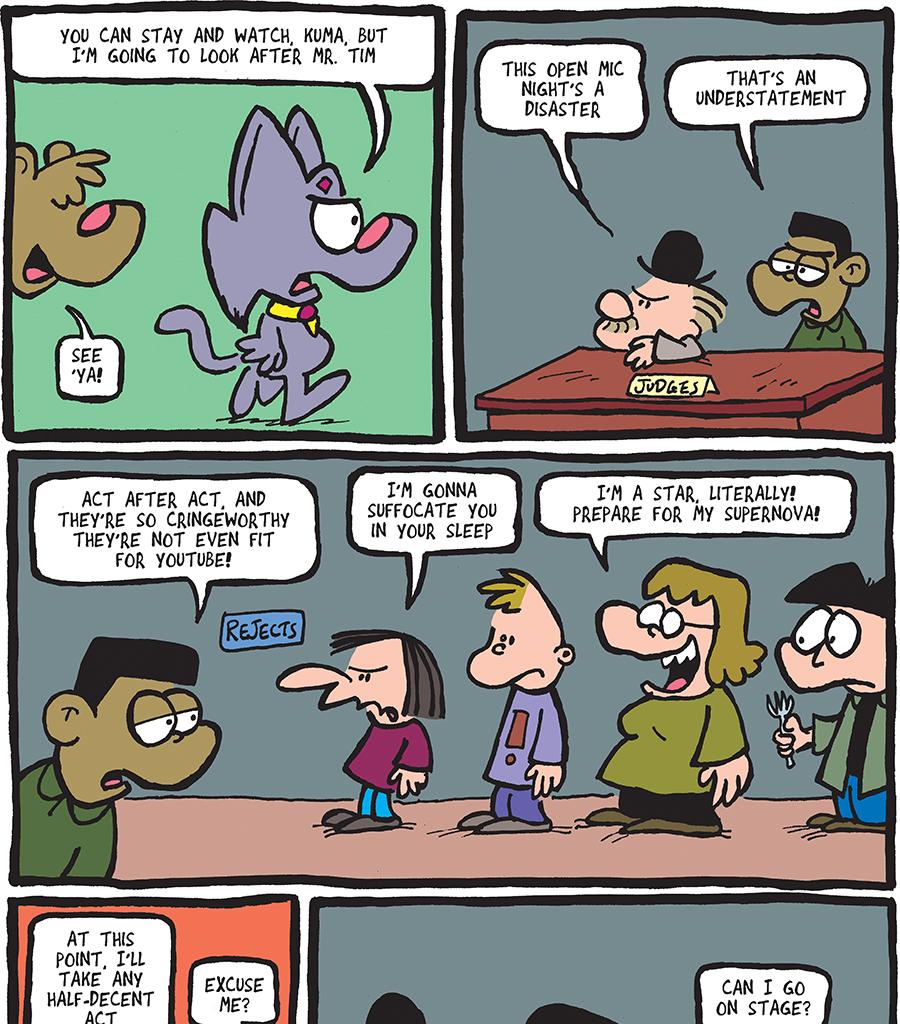 The Fuzzy Princess - Episode 307, Page 1: 2018-09-03-Dreary Contest